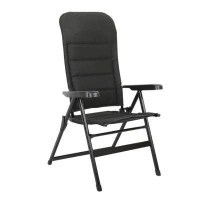 Accoudoir inclinable XXL à 5 positions réglables, chaise de camping de jardin avec couverture en maille 3D