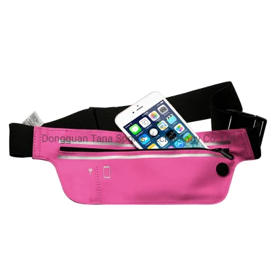 En plein air en néoprène étanche randonnée cyclisme course ceinture taille sac Sport Fanny Pack avec et extérieur en néoprène étanche sac de taille